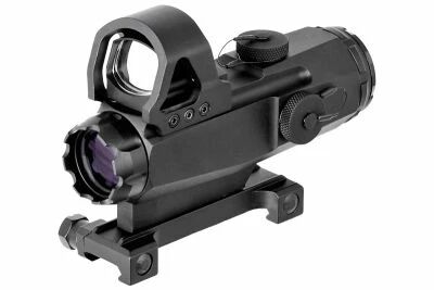 Lunette 4x24 HAMR point rouge T-EAGLE gauche
