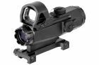 Lunette 4x24 HAMR point rouge T-EAGLE gauche
