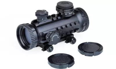 Lunette de vise 1x30 rouge/vert RIS AIM pour rplique airsoft AEG.