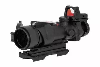 Lunette de vise ACOG type TA31 QD & RMR & Killflash 4x32 Noir Holy Warrior
