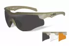 Lunettes balistiques ROGUE Comm Tan 3 écrans WILEY X