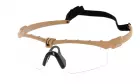 Lunettes Battle Pro Thermal Tan/Clear - Nuprol