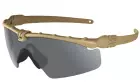 Lunettes SI Ballistic M Frame 3.0 Dark Bone Fumé OAKLEY pour l'airsoft et situation réelle