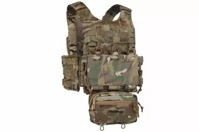 Gilet tactique Airsoft Jeu de protection en plein air Gilet de protection  Ensemble de poitrine modulaire réglable