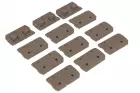 M-LOK Type 2 Rail Covers DE 12 pieces