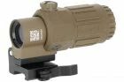 Magnifier G33 x3 STS Picatinny T-EAGLE Tan gauche