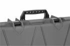 Mallette transport double slot 122 cm Grise Zoom Poign&eacute;e