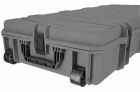 Mallette transport double slot 122 cm Grise Zoom Roulettes