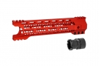  Mancraft CNC M4/AR15 Handguard ver1 - Length : 10\ - Color : Red