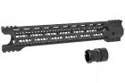  Mancraft CNC M4/AR15 Handguard ver1 - Length : 13\ - Color : Black