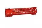  Mancraft CNC M4/AR15 Handguard ver2 - Length : 10\ - Color : Red