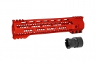  Mancraft CNC M4/AR15 Handguard ver2 - Length : 10\ - Color : Red