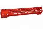  Mancraft CNC M4/AR15 Handguard ver2 - Length : 13\ - Color : Red