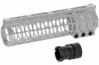 Mancraft CNC M4 Speedsoft Handguard - Color : anodized for cerakote - Length : 7\ 