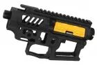  Mancraft M4 - AR15 Skeleton body - Dust cover color : Gold- Take down pins color : Black