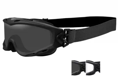 Masque balistique SPEAR Noir clair / fum crans WILEY X