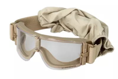 Masque de protection Tan 3 verres Delta Tactics