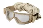 Masque de protection Tan 3 verres Delta Tactics