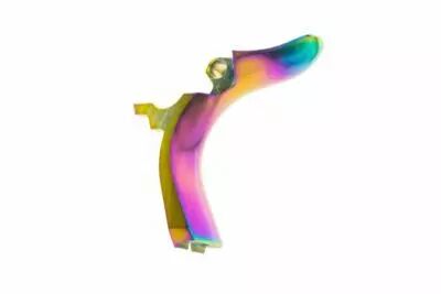 Match Grade Stainless Steel Grip Safety - Rainbow