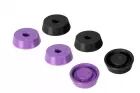 MEC V Piston Head Set (6pack) - Black & Purple