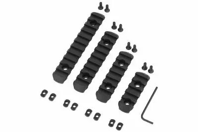 MLOK set rail M-LOK 4 pices BK