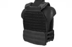 MOLLE/Laser-Cut Plate Carrier Tactical Vest - Black