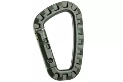 Mousqueton asymtrique Vert OD TOE