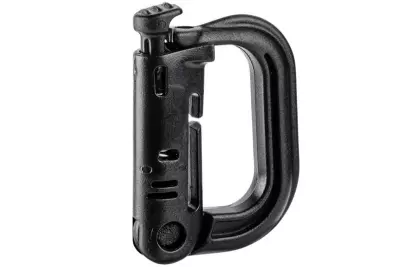 Mousqueton D-Ring MOLLE Noir TOE