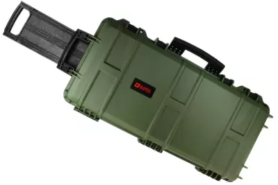 NUPROL Mallette Waterproof 75x33x13cm mousse pr-decoupe vert