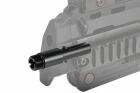 Outer barrel custom avec adaptateur sur MP7A1 Marui Laylax