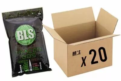 Pack 20 sachets de 1kg 0.25g traantes verte Bio BLS