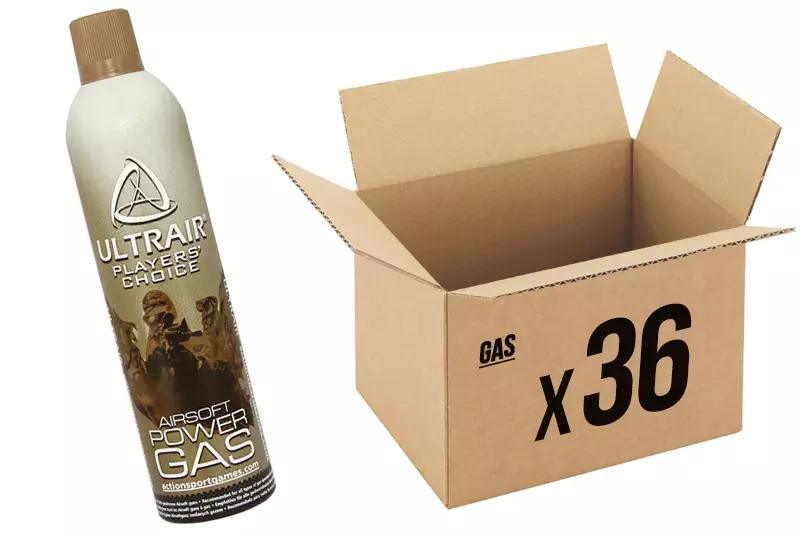 Pack 36 bouteilles de gaz Ultrair 700ml ASG