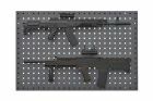 Panneau de présentation et de stockage des armes modèle Delta Armory