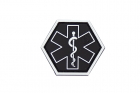 Paramedic Hexagon Rubber Patch swat