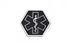 Paramedic Hexagon Rubber Patch swat