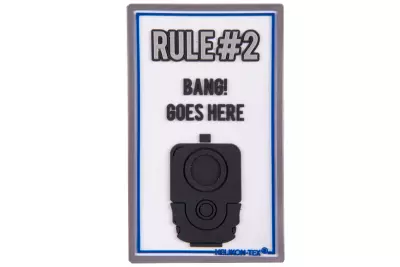 Patch PVC \ Rule#2\  White Helikon