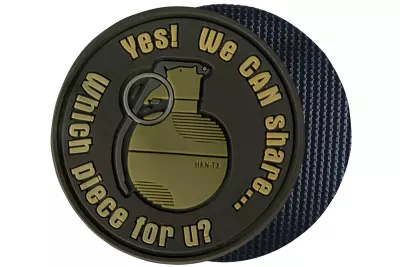Patch PVC \ WE CAN SHARE\  Grenade Brown Helikon 