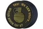 Patch PVC \ WE CAN SHARE\  Grenade Brown Helikon 