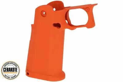Pistol Grip Custom Orange Cerakote pour Hi-Capa GBB Tokyo Marui COWCOW 