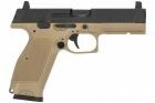 PISTOLET 6MM MKW BLOWBACK METAL NOIR ET TAN KIZUNA WORKS