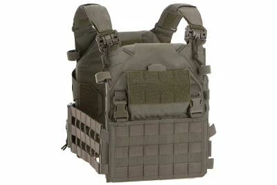 Plate Carrier Raider ClawGear Stonegrey Olive avant<br />
