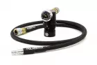 POLARSTAR Micro Regulator Gen 2 w/ 36\  Braided Air Line, QD Fitting - BK