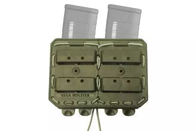 PORTE-CHARGEUR DOUBLE COTE A COTE BUNGY 8BL17 VERT OLIVE POUR M4 / AR15