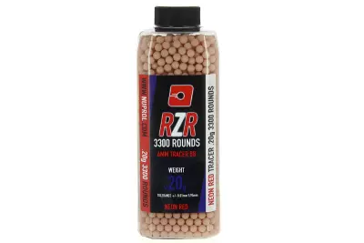 Pot de 3300 billes traantes rouge RZR 0.20g NUPROL