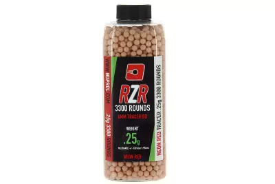 Pot de 3300 billes traantes rouge RZR 0.25g NUPROL