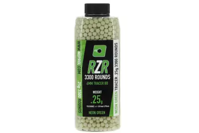 Pot de 3300 billes traantes verte RZR 0.25g NUPROL