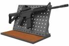 Présentoir de table pour l\'exposition d\'armes d\'airsoft Wood Base Delta Armory Noir