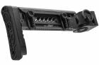 PT-5 side folding stock For TM AKM GBB Noir