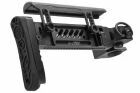 PT-5 side folding stock For TM AKM GBB Noir