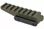 PTS Unity Tactical FAST Optic Riser (Polymer) - Olive Drab